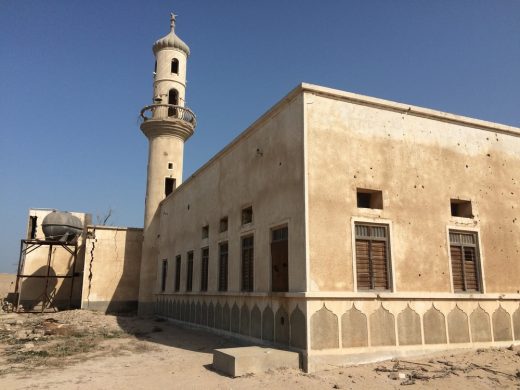 ruined mosque building on Failakah Island