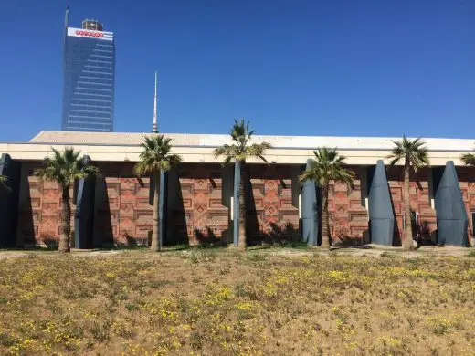 Ice Rink building south elevation