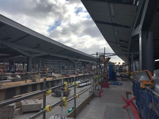 London Bridge Station building construction