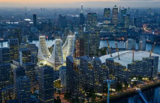 Peninsula Place building Greenwich by Santiago Calatrava