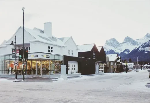 The Tin Box in Canmore, Alberta building