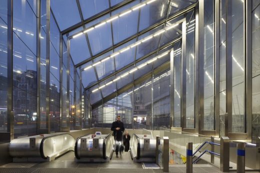 Tottenham Court Road Underground Station by Stanton Williams, architects