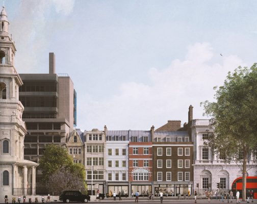152–158 Strand design proposal by Hall McKnight