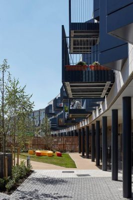 Barns Place Oxford Building design by Allford Hall Monaghan Morris Architects