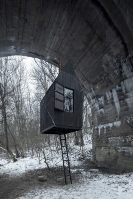 Black Flying House