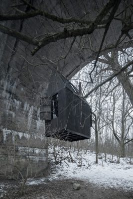 Black Flying House