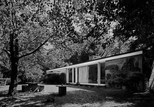 First residence designed by architect Philip Johnson