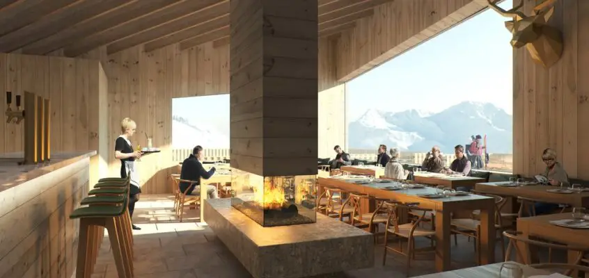 Gütsch Restaurant, Andermatt, Swiss Alps