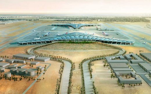 Middle East airport building design by Foster + Partners