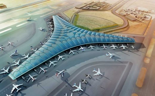 Kuwait International Airport Building by Foster + Partners