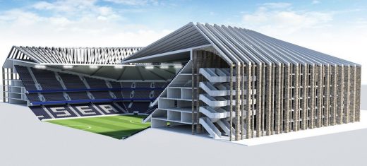 Herzog & de Meuron's Chelsea Stadium building design