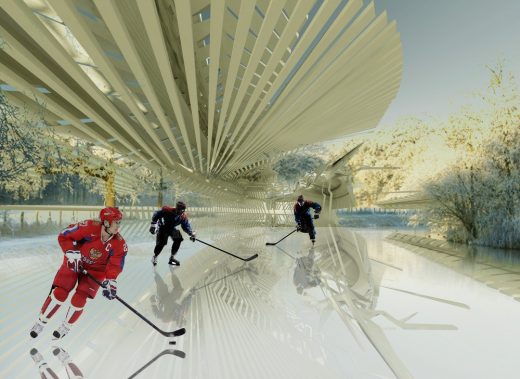 Photovoltaic Ice Skating Rink