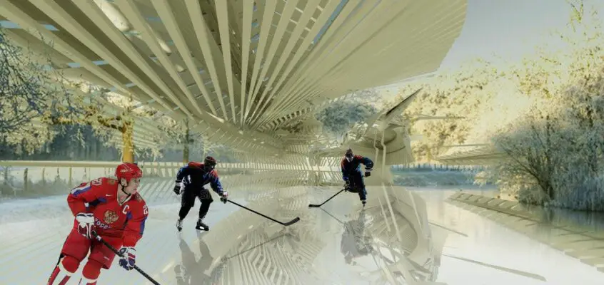 Photovoltaic Ice Skating Rink in Russia