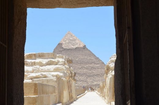 Pyramids architecture in Egypt