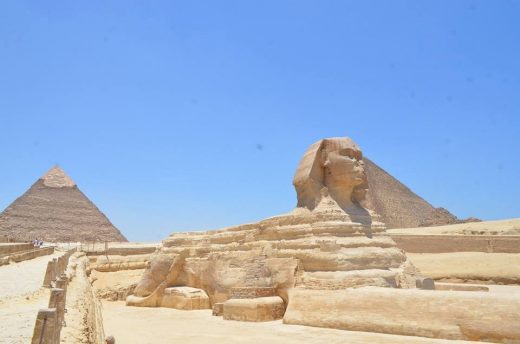Pyramids architecture in Egypt