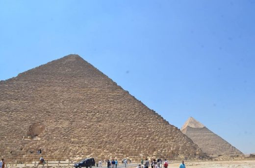 Pyramids architecture in Egypt