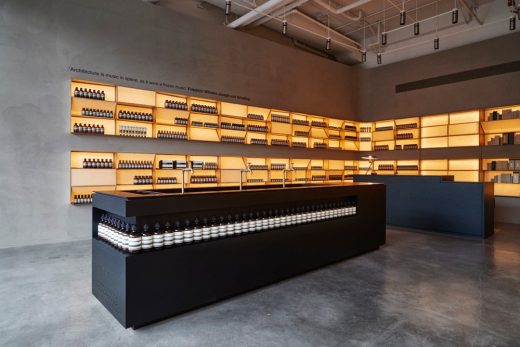 Aesop Shaw Washington, D.C. shop interior | www.e-architect.com