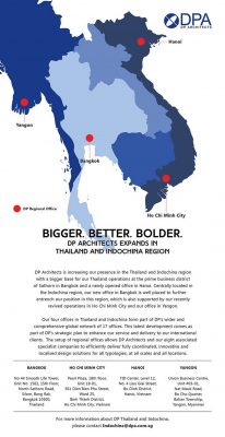 DP Architects expands in Thailand and IndoChina region | www.e-architect.com