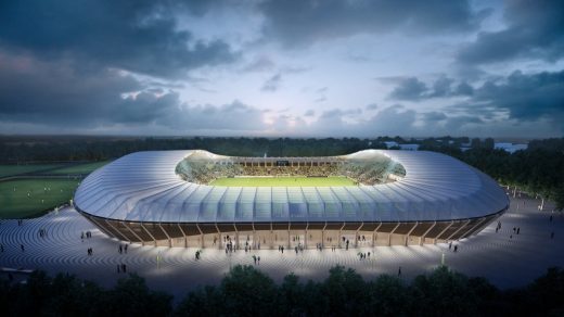 Forest Green Rovers Eco-park Design by Zaha Hadid Architects