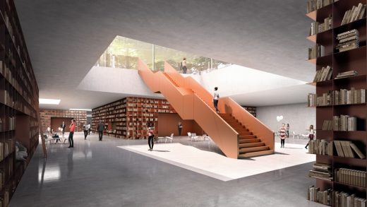 Hyde Park Library London 2nd prize | www.e-architect.com