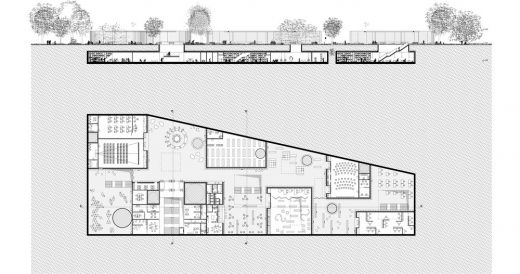 Hyde Park Library London 2nd prize | www.e-architect.com