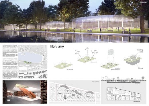 Hyde Park Library London 2nd prize | www.e-architect.com