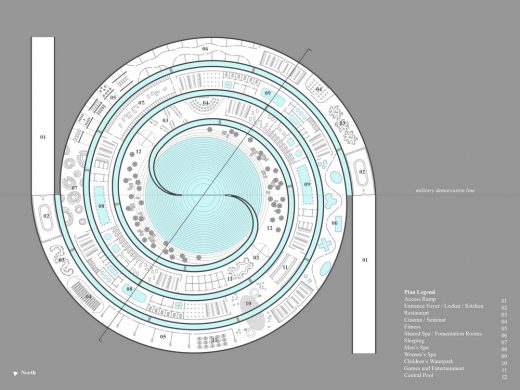 Korean DMZ Bathhouse Competition Water Whirl