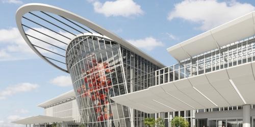 Orlando International Airport South Terminal Complex design by Fentress Architects