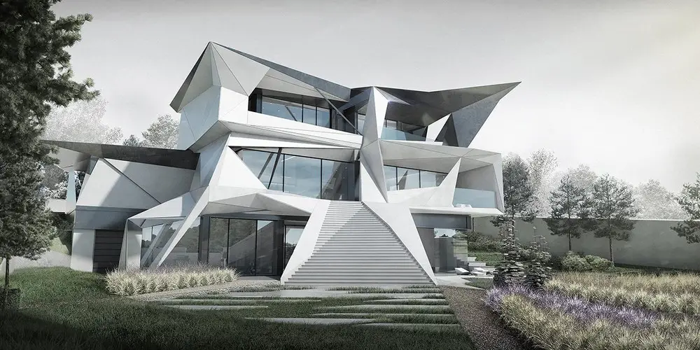 Parametric Residence in Uspenskoe | www.e-architect.com