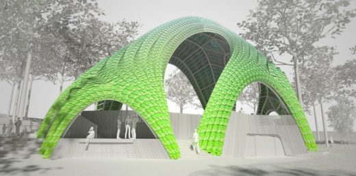 The Chrysalis pavilion by Arup | www.e-architect.com