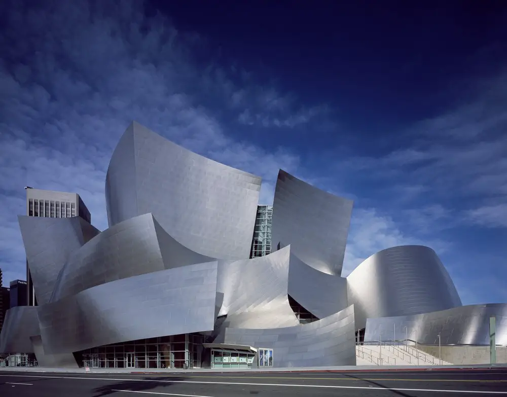 Walt Disney Concert Hall Los Angeles building exterior | www.e-architect.com