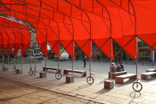 Best Temporary & Demonstration Architecture - Peoples Architecture Office: Peoples Canopy, Preston, U.K.