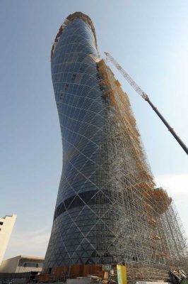 Capital Gate Tower Abu Dhabi building