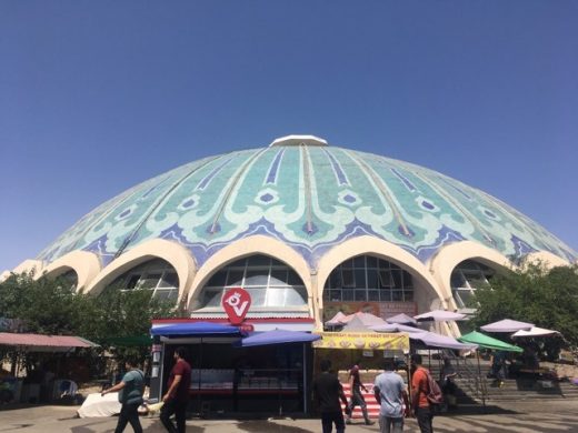 Chorsu Bazaar Uzbekistan building: