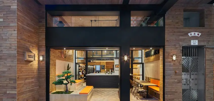Elephant Grounds Coffee Mid Levels in Hong Kong