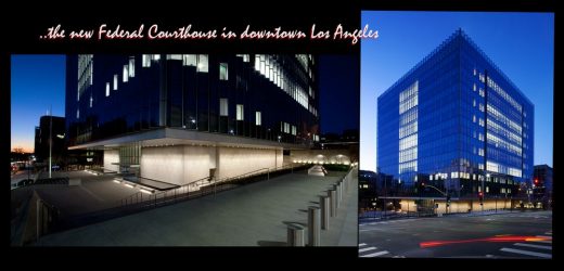 The new Federal Courthouse in downtown Los Angeles