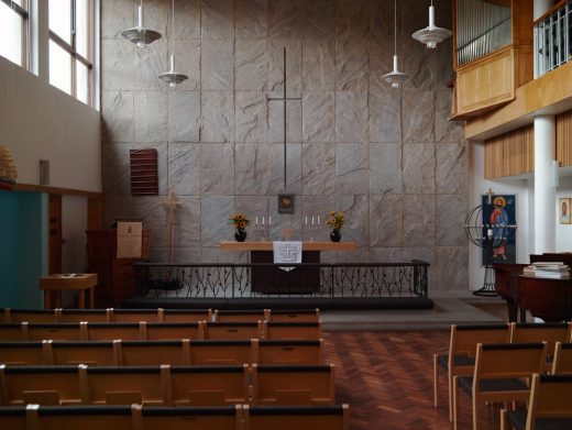 Finnish Church London interior - Musicity London Architecture
