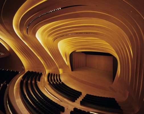 Heydar Aliyev Centre Building by Zaha Hadid Architect interior | www.e-architect.com