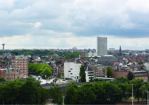 NAVEZ Brussels Building by MSA/V+ Architects | www.e-architect.com