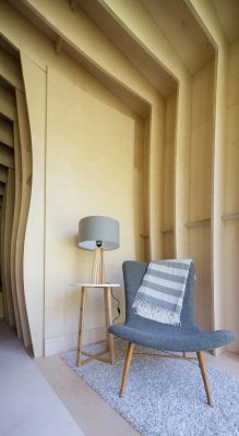 Pop-up Hotel Cabin at Castell y Bere in Wales