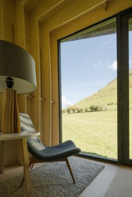 Pop-up Hotel Cabin at Castell y Bere in Wales