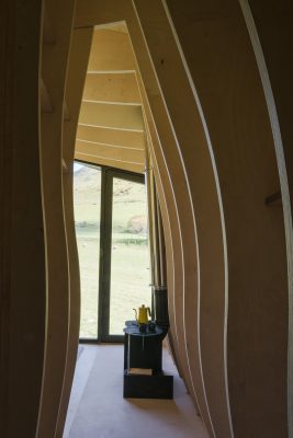 Pop-up Hotel Cabin at Castell y Bere in Wales