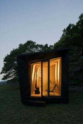 Pop-up Hotel Cabin at Castell y Bere in Wales