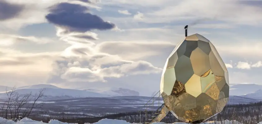 Solar Egg Sauna in Kiruna
