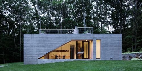 Square House in Stone Ridge, Catskills, NY | www.e-architect.com