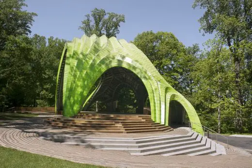 The Chrysalis stage building in Maryland USA