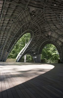 Stage in Symphony Woods, Maryland