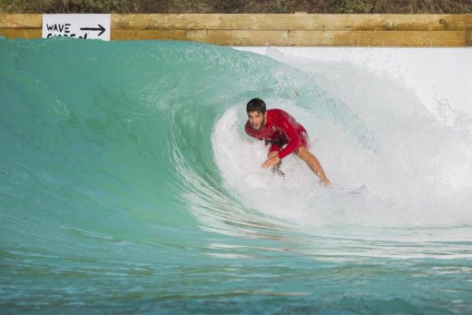 Wavegarden at Craigpark Quarry near Ratho