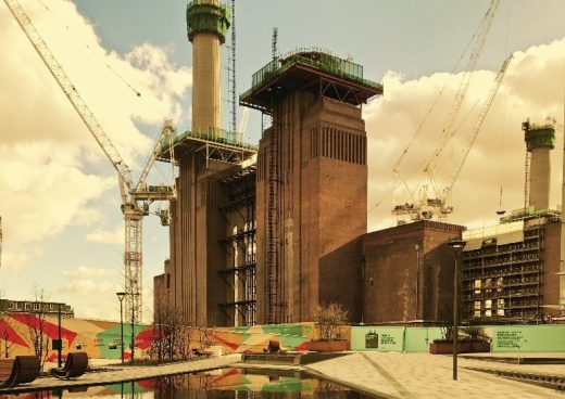 Battersea Power Station building construction London | www.e-architect.com