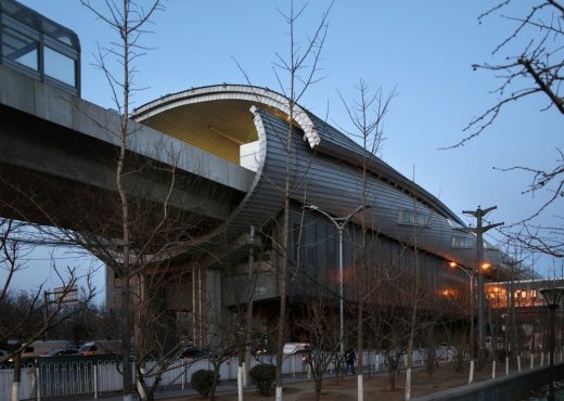 Beijing Fangshan Elevated Subway Stations